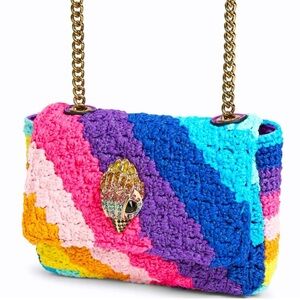 Kurt Geiger London crochet EUC purse! Clean and shiny!!